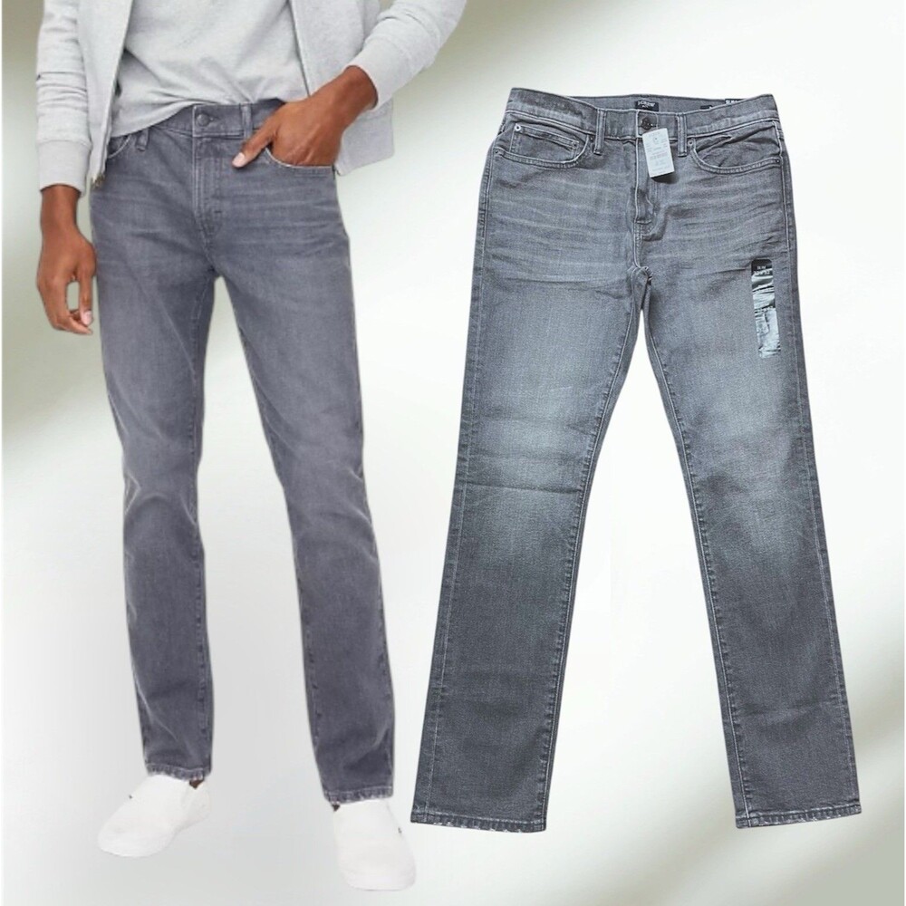 J. Crew Slim Signature Flex Men's Grey Jeans Size 32x32